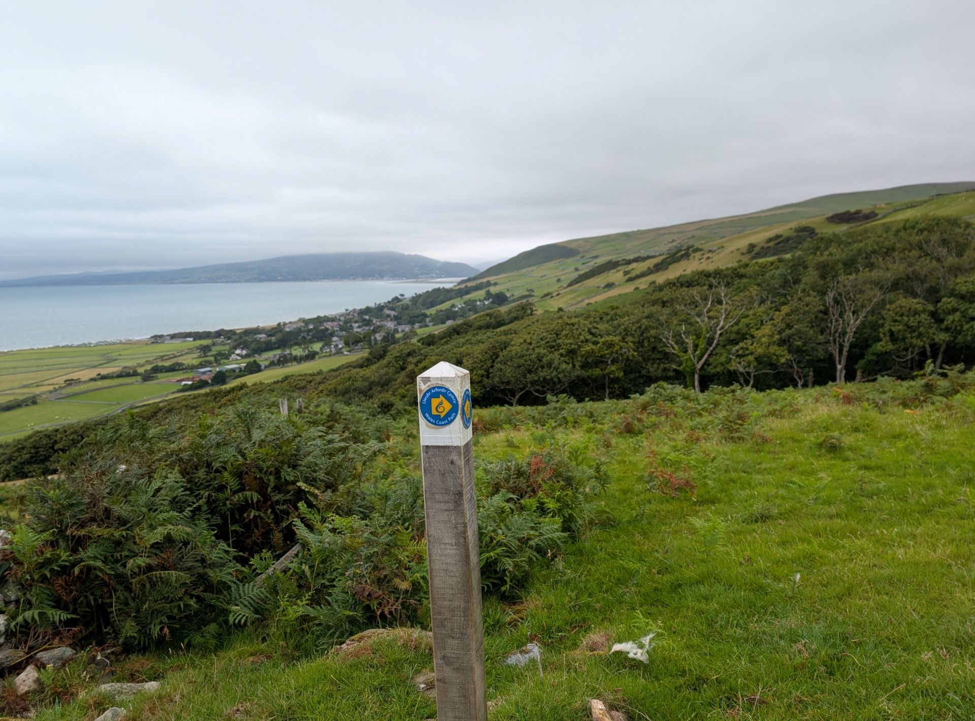 on the coast path